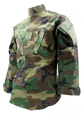 Buy Woodland Camo BDU Military Jacket - 2XL • 16.95£