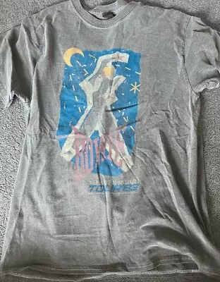 Buy David Bowie T Shirt Serious Moonlight Tour Rock Band Merch Tee Size XS Oversized • 16.30£