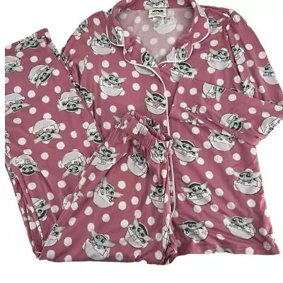 Buy Star Wars Munki Munki SLUMBER Baby Yoda Pajama Set Women's Size Medium  • 22.41£