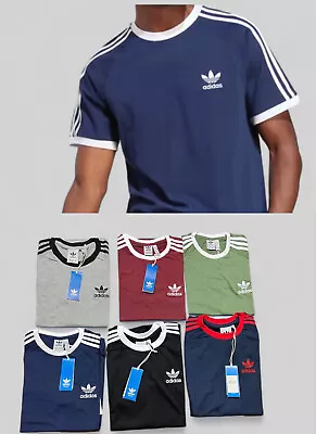Buy Mens Adidas Retro Orginals Crew Neck Short Sleeve T-shirt • 12.94£