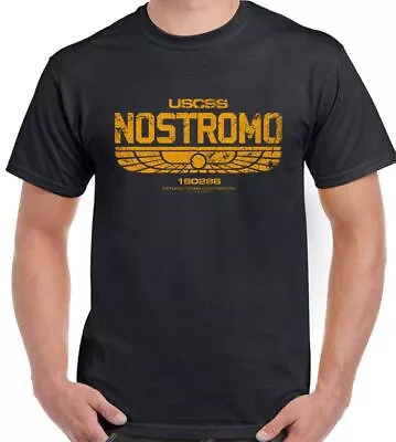 Buy Alien T-Shirt Nostromo Mens Retro Film Movie Weyland Corp Covenant Prometheus • 6.99£