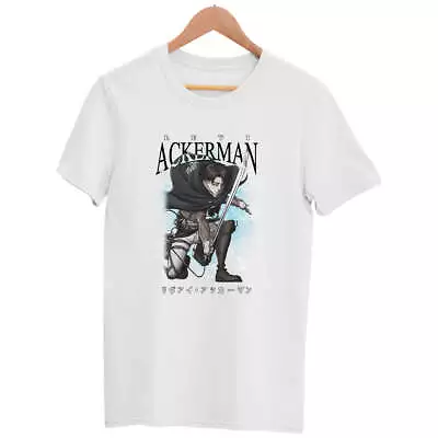 Buy Levi Ackerman Manga AOT Attack On Titan Anime Gift Adult Unisex T-shirt • 13.99£