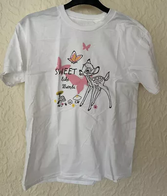 Buy Disney Girls T-shirt Bambi  Top Tee 9-10 Years Official • 6.49£