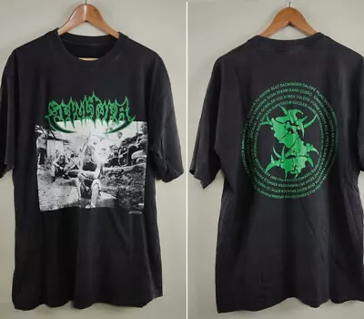 Buy 1997 Sepultura Straight Hate 2 Sided Black Short Sleeve T Shirt Cotton NH9365 • 33.69£