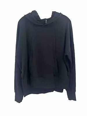 Buy Athleta Black Mission Hoodie Pullover Sweatshirt 597965-01 Sz Womens Large • 42.01£