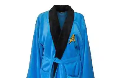 Buy New With Tags Star Trek Original Series Spock Fleece Bathrobe For Adults • 46.59£