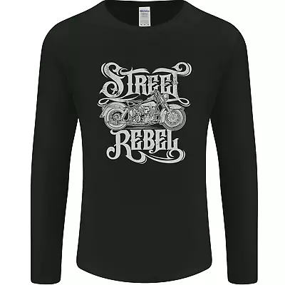 Buy Street Rebel Motorcycles Motorbike Biker Mens Long Sleeve T-Shirt • 11.99£