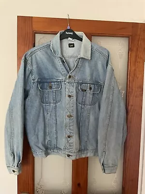 Buy Vintage Men’s Lee Rider Denim Jacket Size M • 29£