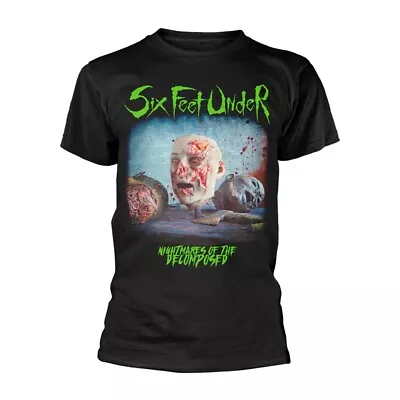 Buy SIX FEET UNDER NIGHTMARES OF THE DECOMPOSED T-Shirt Small BLACK • 21.93£