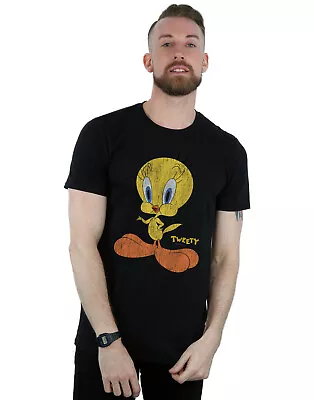 Buy Looney Tunes Men's Tweety Pie Distressed T-Shirt • 13.99£
