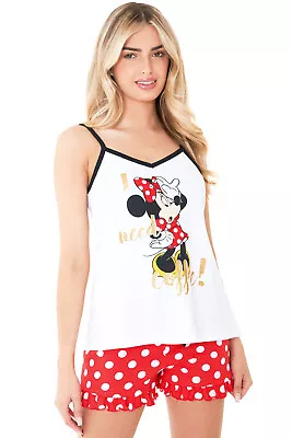 Buy Disney Ladies Pyjamas Set, Shorts PJs For Women, Minnie Mouse Pyjamas • 15.49£