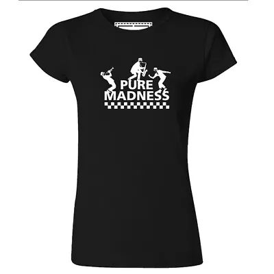 Buy Womens Pure Madness Ska T Shirt 2 Tone Specials Madness Selecter Rude Girl • 11.99£