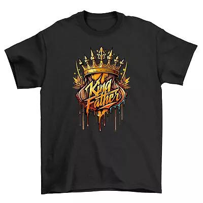 Buy The King Crown Father T-shirt - Fit For A Royal Dad! Funny Tee Fit For A King, U • 11.99£