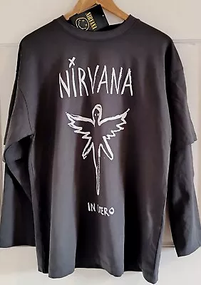 Buy Nirvana In Utero T-shirt/Womens/Long Sleeve/Official Licensed Product/Brand New • 14£
