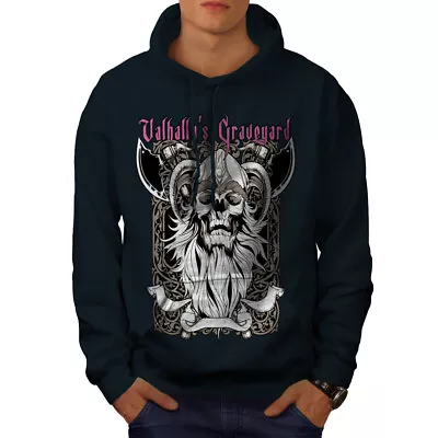 Buy Wellcoda Valhalla Graveyard Monster Mens Hoodie • 28.99£