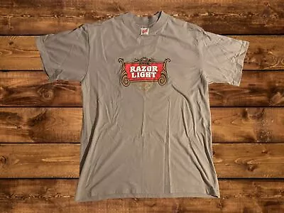 Buy RARE Y2K Razorlight Short Sleeve Shirt Indie Rock Band Men's Tee Medium Grey • 52.50£