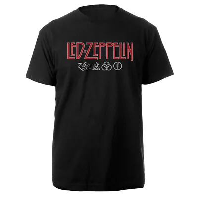 Buy LED ZEPPELIN Official Unisex T- Shirt -  1971 Wembley  -  Large Black  Cotton • 14.99£