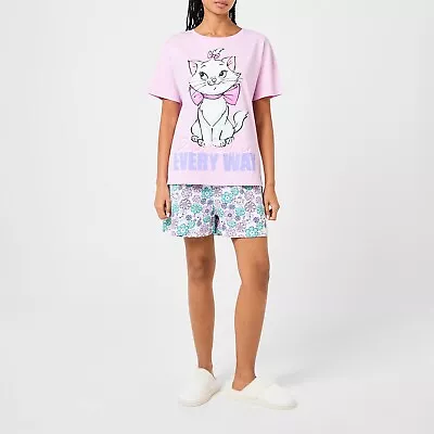 Buy Character Womens Disney Aristocat Pyjamas Set Short Sleeve Pyjama Sets • 14.99£