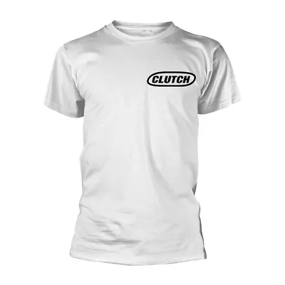 Buy Clutch - Classic Logo (Black/White) (NEW MENS T-SHIRT ) • 11.69£