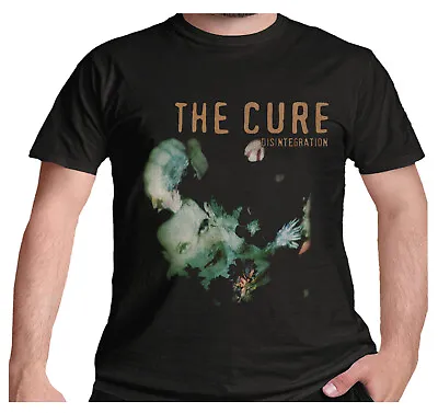 Buy The Cure T Shirt Disintegration Official Black Mens Classic Rock Band Tee New • 14.89£