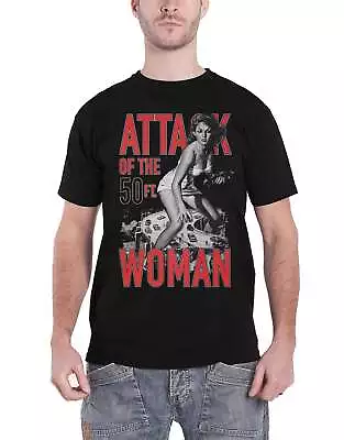 Buy Attack Of The 50ft Woman T Shirt New Official Vintage Horror Mens Black L • 15.95£