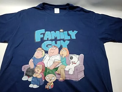 Buy Family Guy T Shirt Blue Large Fan Favourite 20th Century  • 9.95£