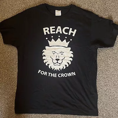 Buy Urban Thane Reach For The Crown Slogan Lion T Shirt Black Unworn VGC Size L • 17.99£