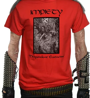 Buy IMPIETY Angelcorpse Despondent Ecstacies Red T-Shirt • 29.83£