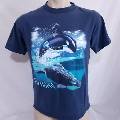 Buy Vintage Sea World T Shirt Waterpark Shamu Whale Nature Tee Shark Tourist Large • 46.67£