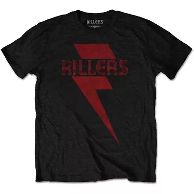 Buy The Killers Brandon Flowers Red Bolt Official Tee T-Shirt Mens Unisex • 14.99£