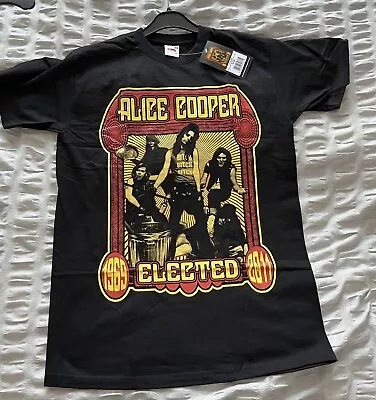 Buy Alice Cooper Elected Official T Shirt 1969 2011 - Small 36  Chest • 10£