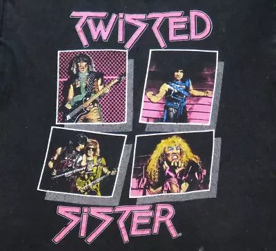 Buy Twisted Sister Band Members Black T-Shirt Cotton All Size YG92 • 18.62£
