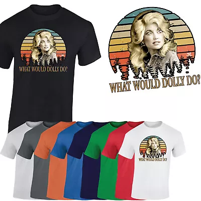 Buy What Would Dolly Do Mens T-Shirt Funny Fantasy Musical Womens Unisex Gift Tshirt • 9.99£