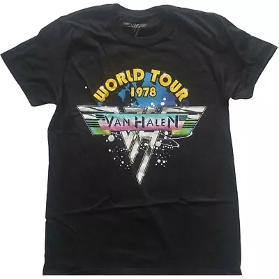 Buy Van Halen World Tour '78 Full Colour Official Tee T-Shirt Mens Unisex • 14.99£