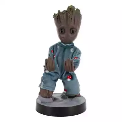 Buy Marvel Cable Guys Charging Stand Guardians Of The Galaxy Pyjama Baby Groot 20 CM • 38.86£