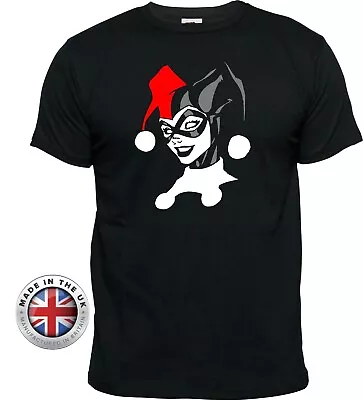 Buy DC Harley Quinn T-Shirt. Unisex Or Women's Fitted Tee Printed Cotton Comic Movie • 24.99£