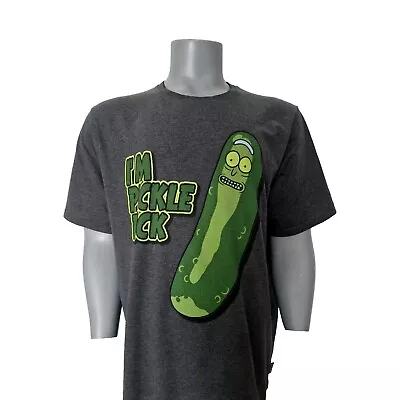 Buy Rick And Morty I'm Pickle Rick Adult Swim Men's T-Shirt Size Extra Large Grey • 15£