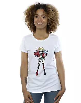 Buy DC Comics Women's Harley Quinn Standing Pose T-Shirt • 13.99£