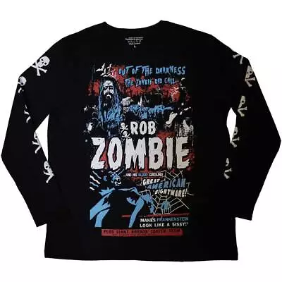 Buy Rob Zombie Zombie Call Black Long Sleeve Shirt NEW OFFICIAL • 21.39£