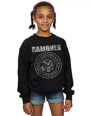 Buy Ramones Girls Distressed Seal Sweatshirt • 15.99£