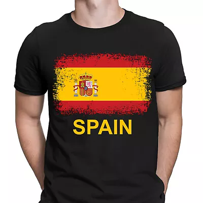 Buy Spain Spanish Day Grunge Flag Country Gift Novelty Mens T-Shirts Tee Top #DNE#2 • 9.99£