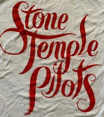 Buy 2015 Stone Temple Pilots Band Women’s T-Shirt, White, Sz Sm, Alt Rock Grunge • 46.68£