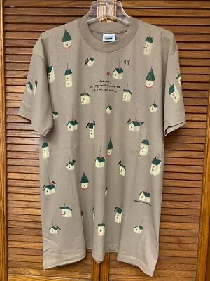 Buy Will Rent For A Song Bird House L Brown Short Sleeve Cotton Tee Shirt Large New • 17.73£