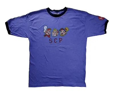 Buy Snap Crackle Pop Men’s T-Shirt XL Food Network Kelloggs Rice Krispies Ringer Tee • 15.86£