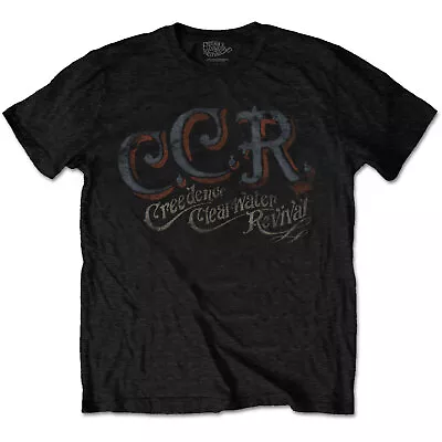 Buy Creedence Clearwater Revival CCR Black T-Shirt NEW OFFICIAL • 15.49£