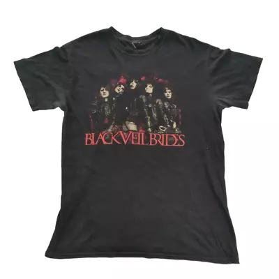 Buy Unbranded Mens Black Black Veil Brides T-Shirt Approx Small • 14£