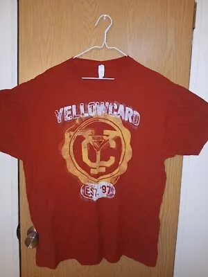 Buy Yellowcard 2013 Red Tultex XL T-Shirt Pre-Order Exclusive NEW/NEVER WORN! Nice • 7.77£