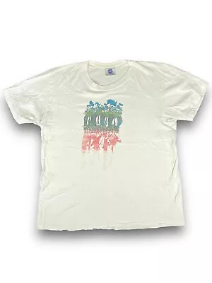 Buy Vintage Pearl Jam Euro Tour 2007 T Shirt Medium Front Back Graphic Eddie Vedder • 65£