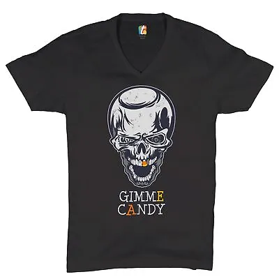 Buy Zombie Rib Cage V-Neck T-shirt Spooky Halloween All Hallows' Eve Skeleton Tee • 16.44£