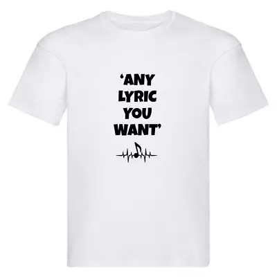 Buy Destruction@ KID'S Tshirt Tee Shirt T LYRIC Gift Custom LYRICS • 14.99£